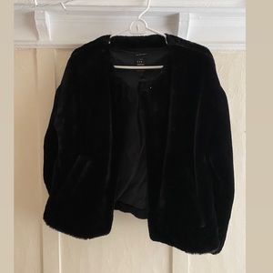 Faux fur jacket